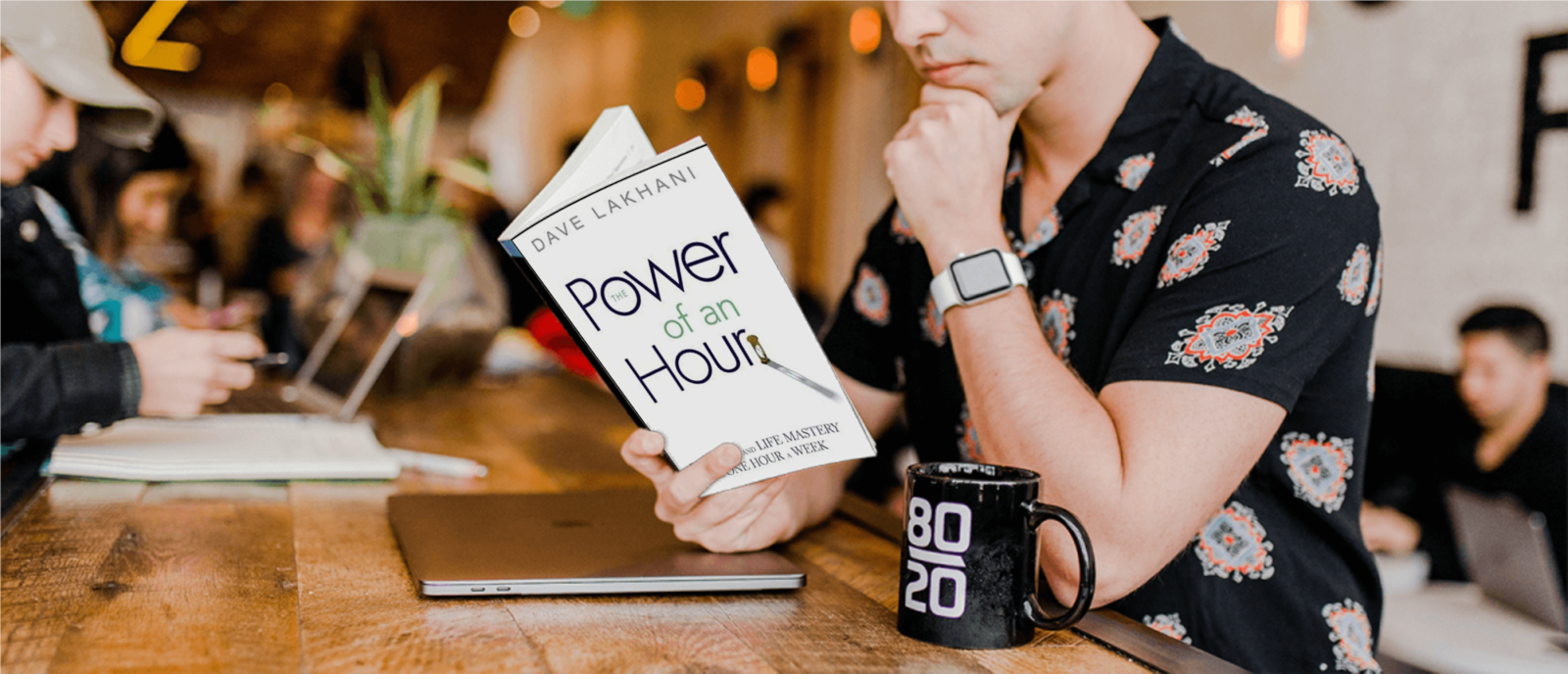 The power of an hour mockup